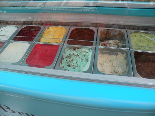  glaces, différents parfums